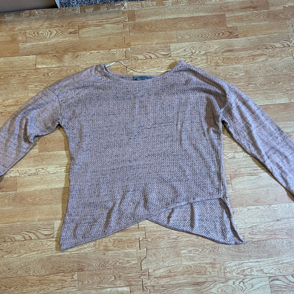 Prana Women's Brown Crew Neck Sweater - Picture 2 of 8